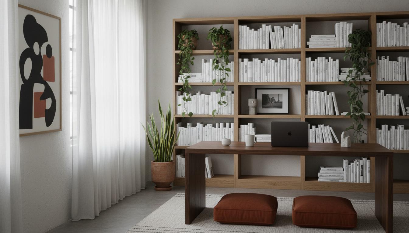 Editorial design studio interior